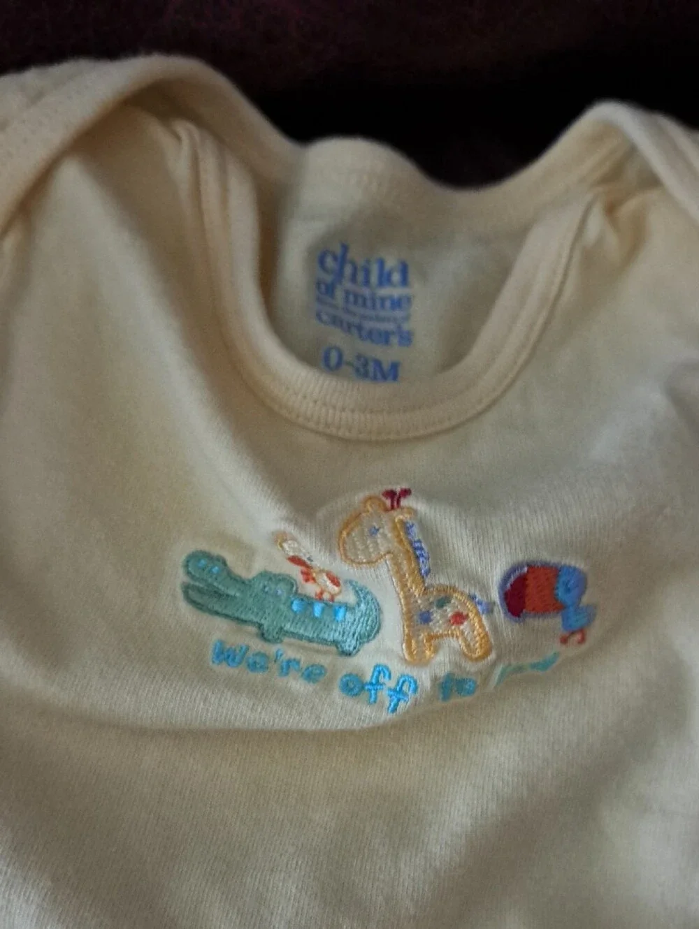 Carter's child of mine 0-3 Yellow Baby Sleep Gown - Soft Long-Sleeve Infant Gown
